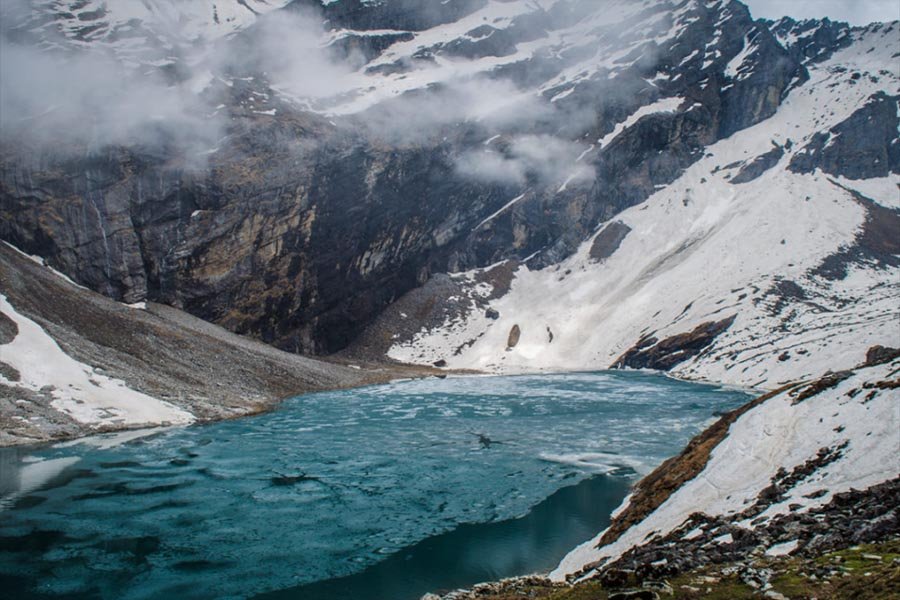 Hemkund Sahib sacred lake